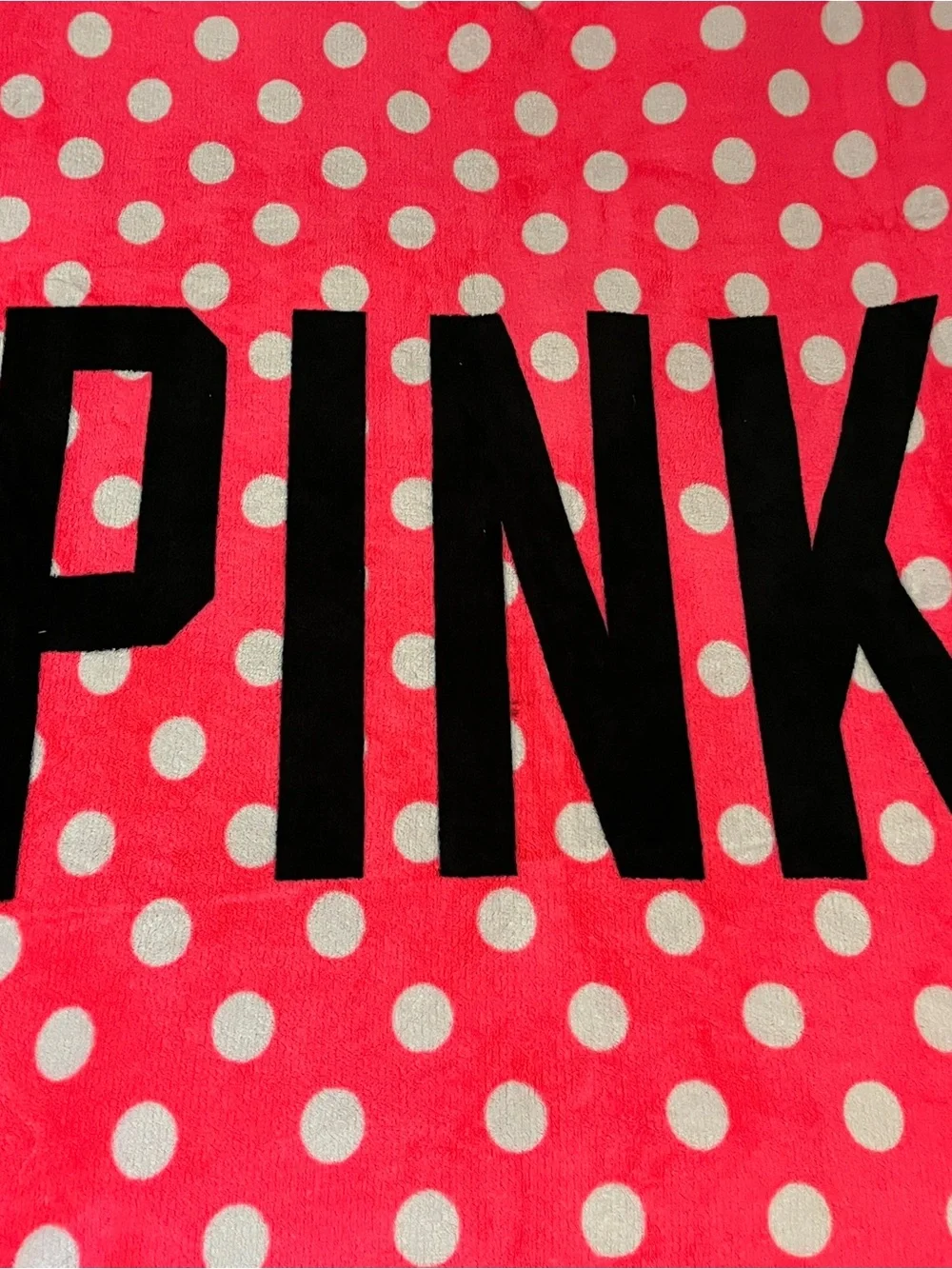 PINk Victoria’s Secret fleece blanket